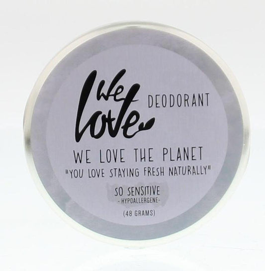 We Love The planet 100% natural deodorant so sensitive 48 Gram