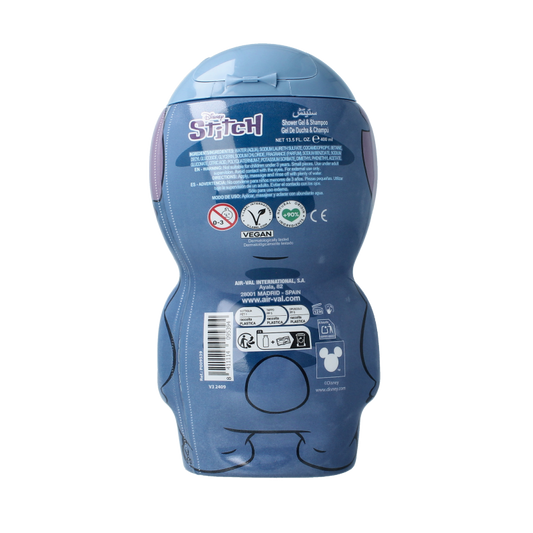 Air-Val Stitch 2D figure shower & shampoo 400 Milliliter