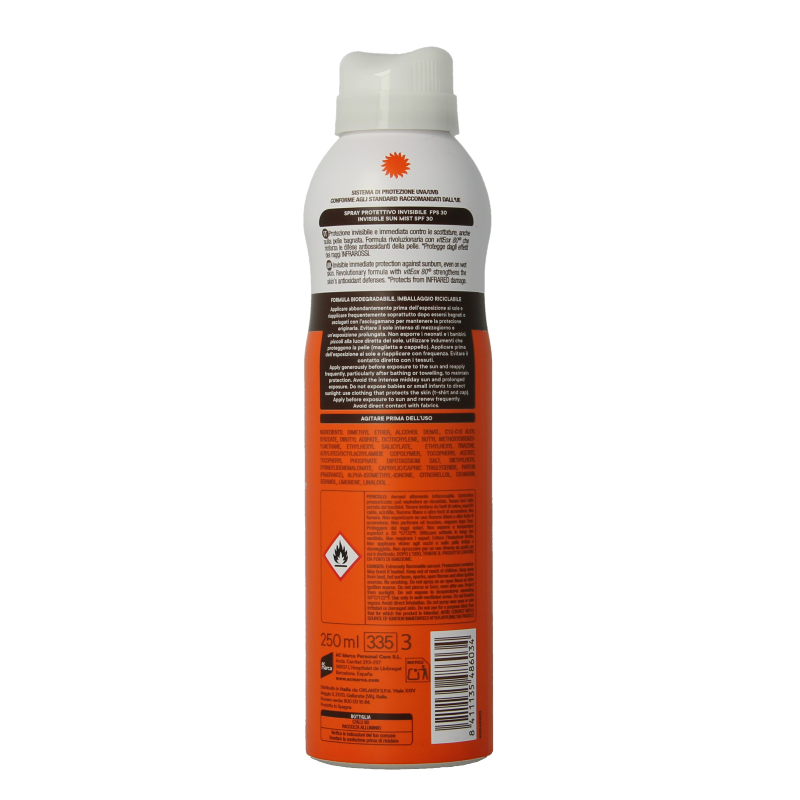 Ecran Sun care invisible spray SPF30 250 Milliliter