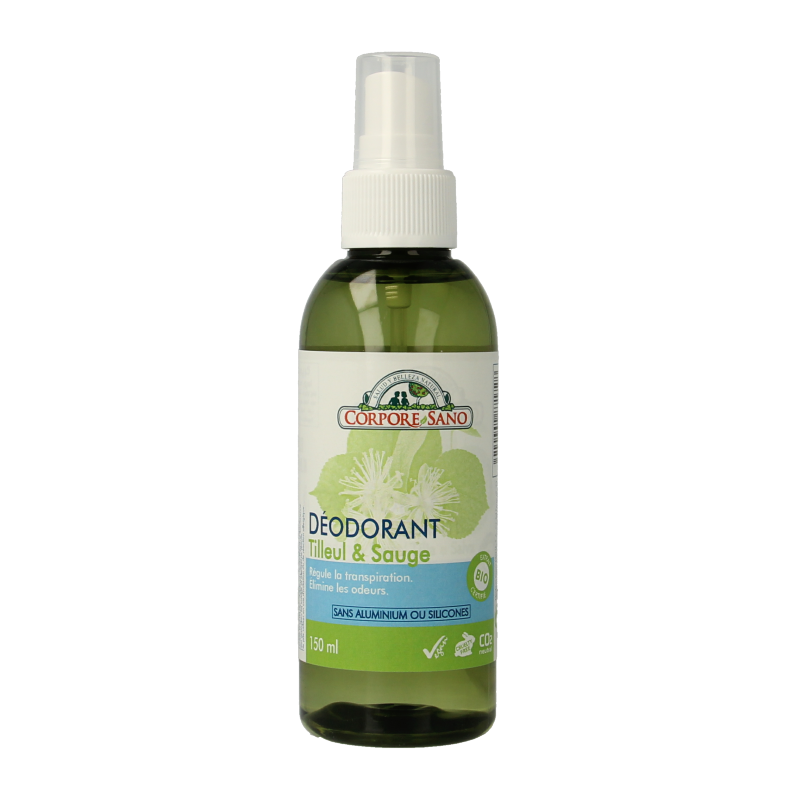 Corpore Sano Deodorant spray salie en linde 150 Milliliter