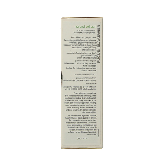 Soria Natural Fucus vesiculosus XXI 50.00 Milliliter