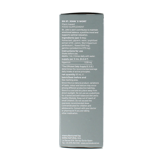 Soria Natural Hypericum perforatum extract 50.00 Milliliter