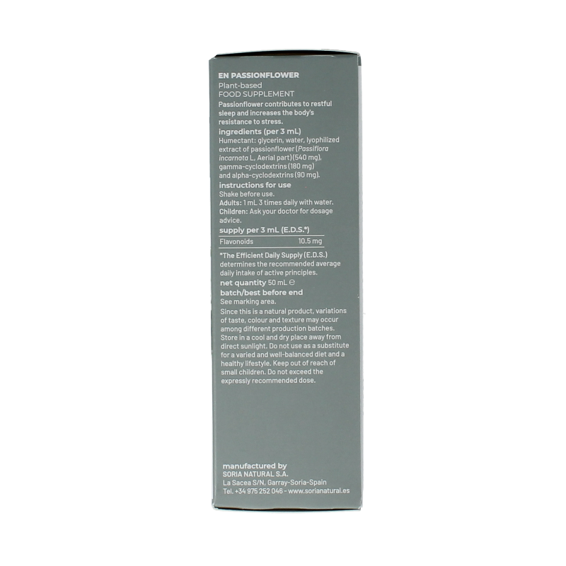 Soria Natural Passiflora incarnata extract 50 Milliliter