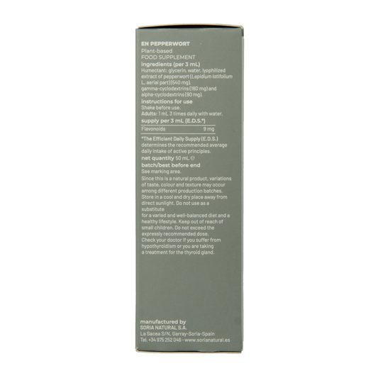 Soria Natural Lepidium latifolium extract 50.00 Milliliter
