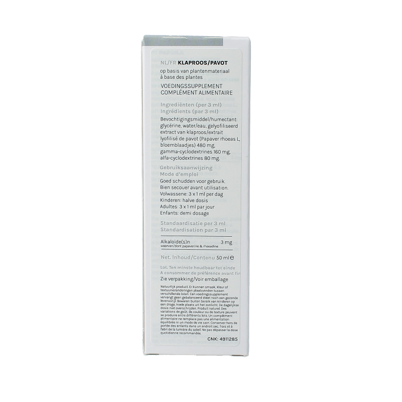 Soria Papaver rhoeas extract 50 Milliliter