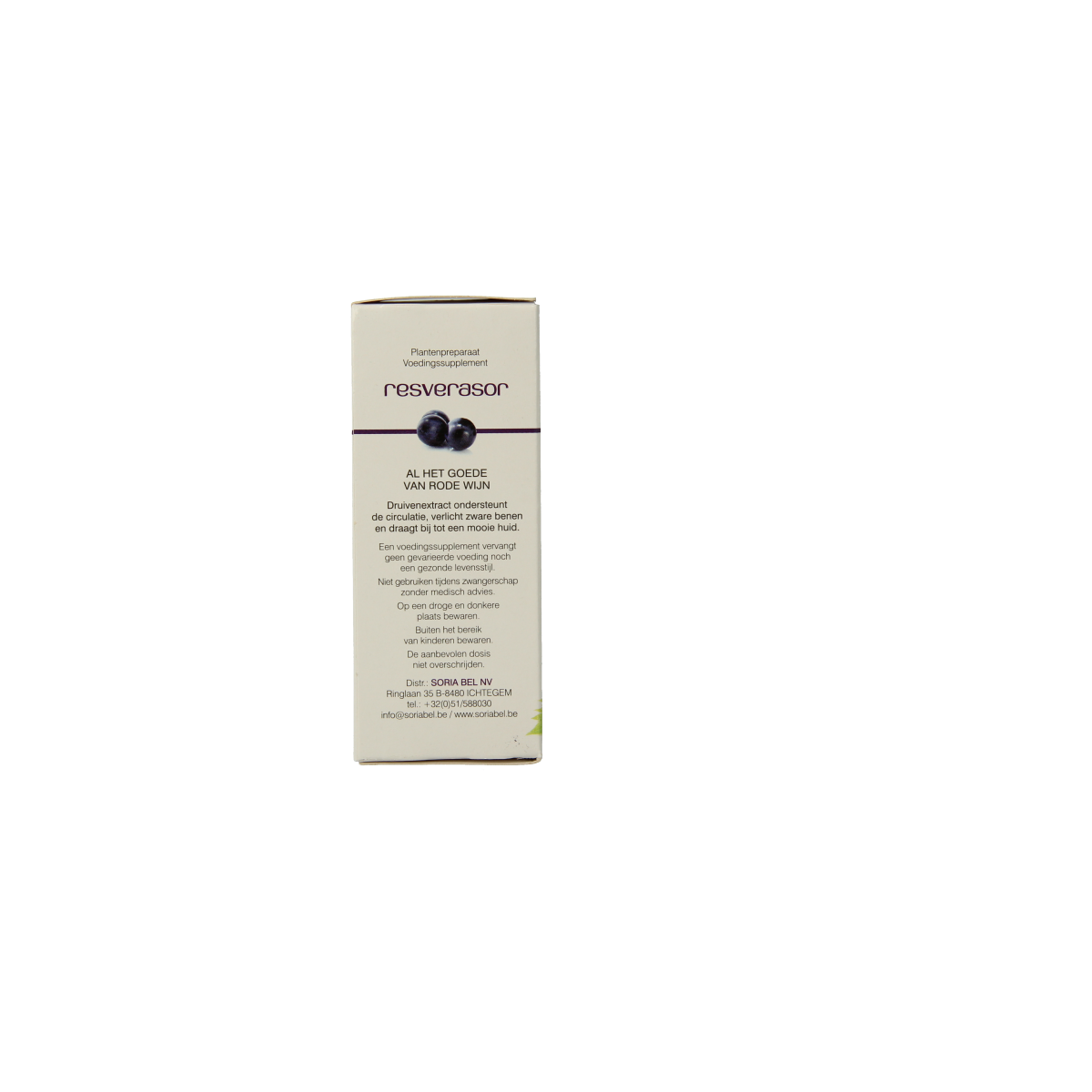 Soria Natural Resverasor 600mg 60.00 Tabletten
