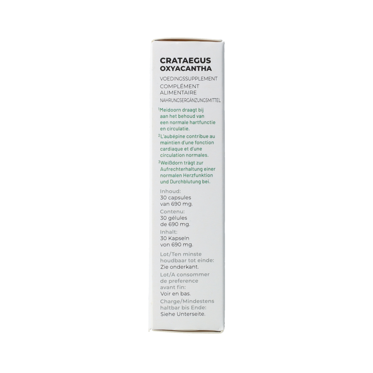 Soria Natural Crateagus oxyacantha 17-S 30.00 Capsules