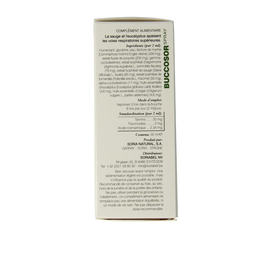 Soria Natural Composor 1 buccosor spray XXI 30 Milliliter