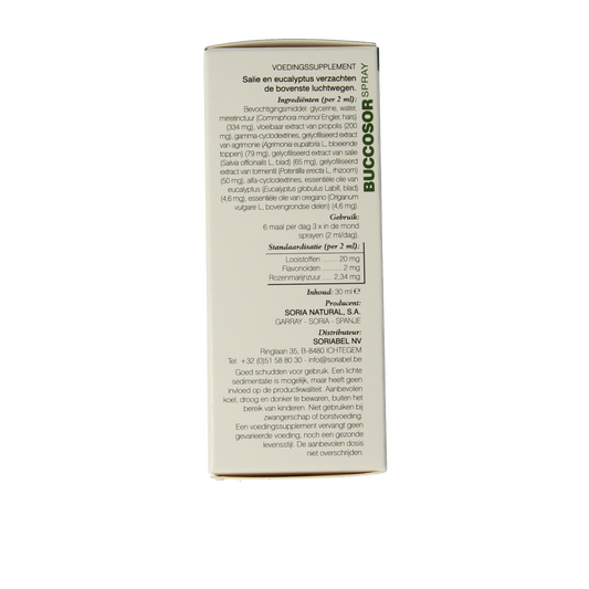 Soria Natural Composor 1 buccosor spray XXI 30.00 Milliliter