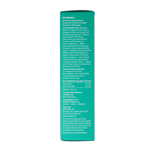 Soria Natural Sinusol 25.00 Milliliter