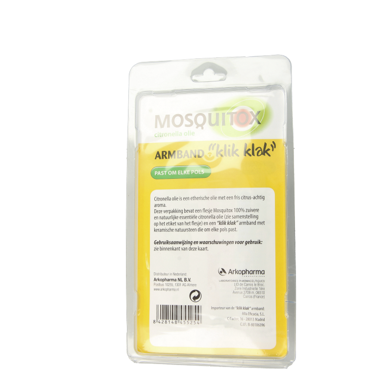 Mosquitox Armband met etherische olie 10 Milliliter