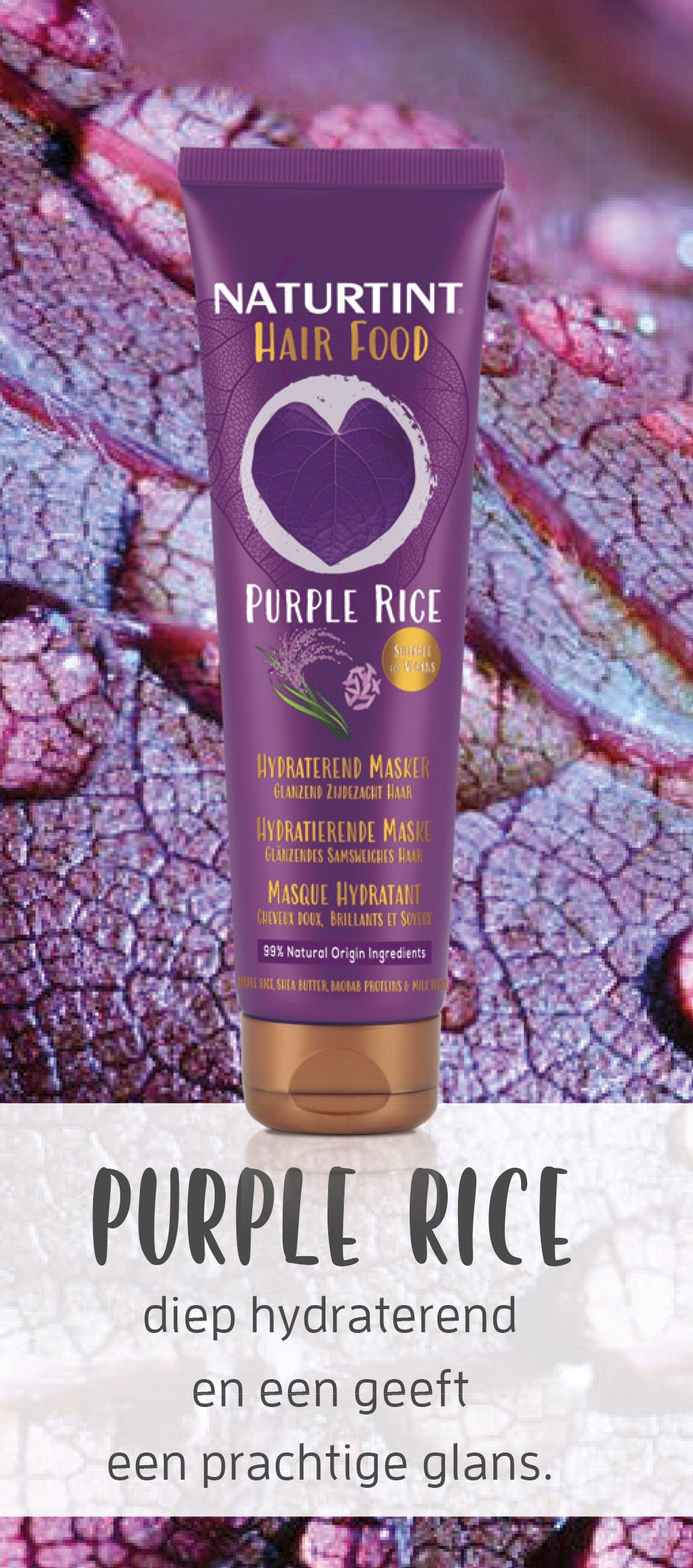 Naturtint Hairfood purple rice masker 150 Milliliter