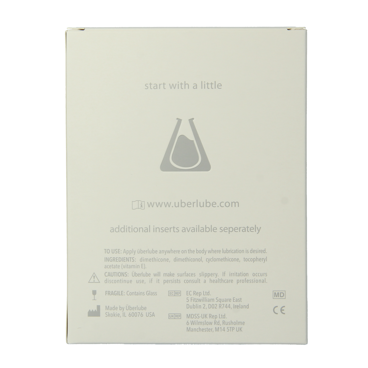 Uberlube Good to go zilver 15.00 Milliliter