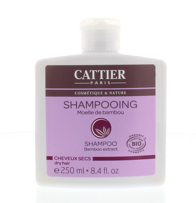 Cattier Shampoo droog haar bamboe 250.00 Milliliter