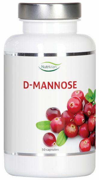 Nutrivian D-Mannose 500mg 50 Capsules