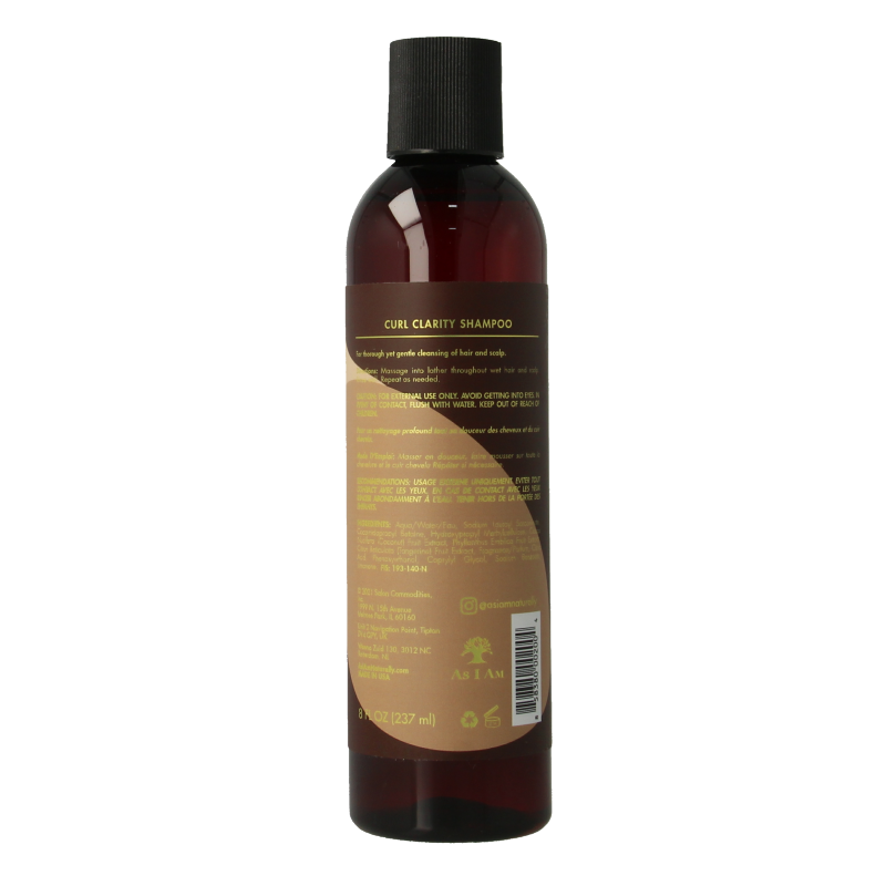 As I Am Shampoo curl clarity 237 Milliliter