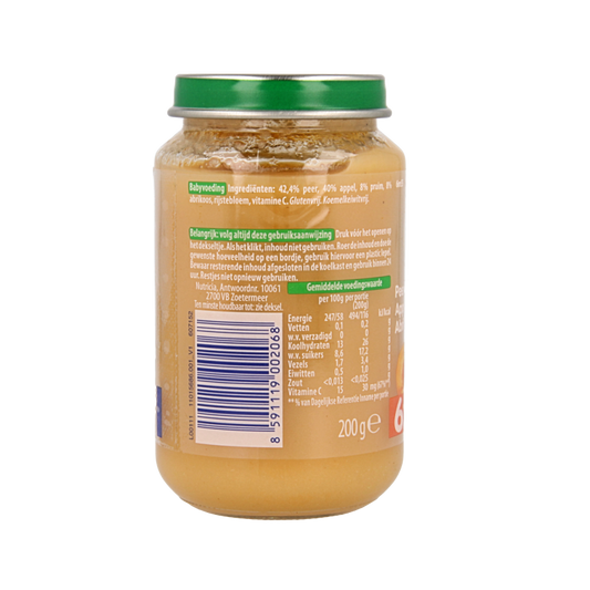 Olvarit Peer appel abrikoos 6M55 200 Gram