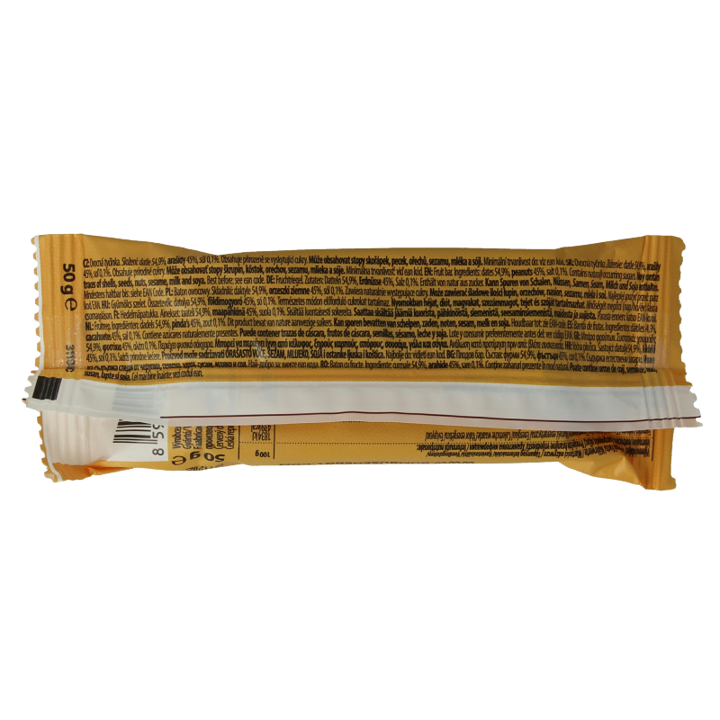 Bombus Raw energy bar peanut & dates 50 Gram