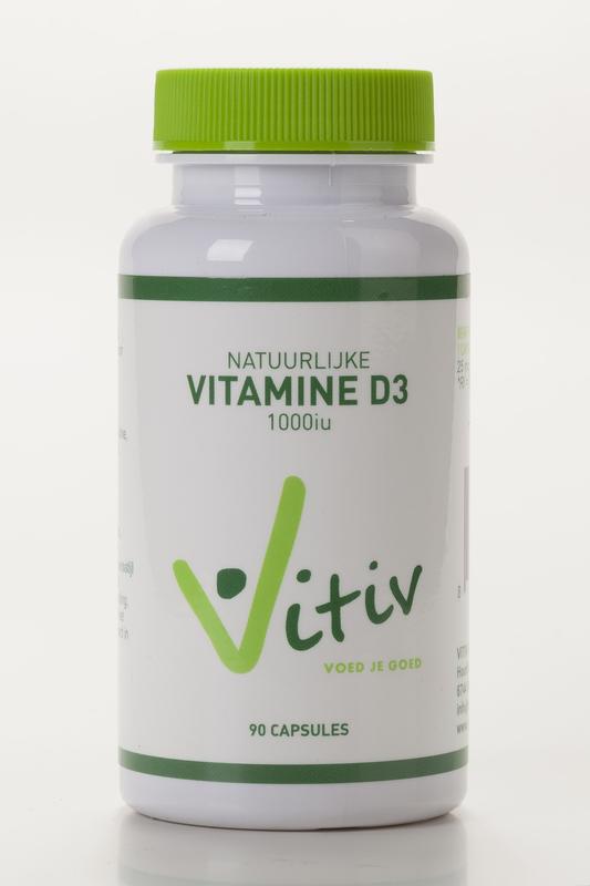 Vitiv Vitamine D3 1000IU 180.00 Capsules