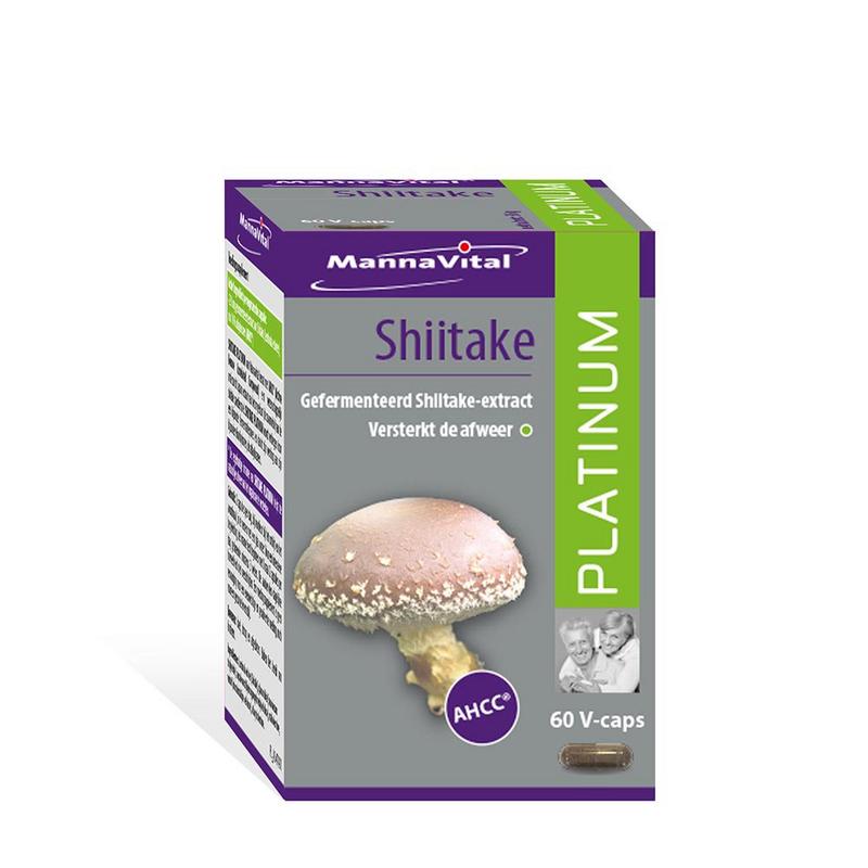 Mannavital Shiitake platinum 60 Capsules