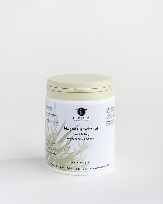 Groene Os Magnesiumcitraat paard/pony 500 Gram