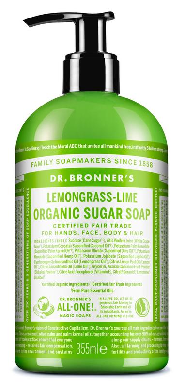 Dr Bronners Shikakai zeep citrus limoen 355 Milliliter