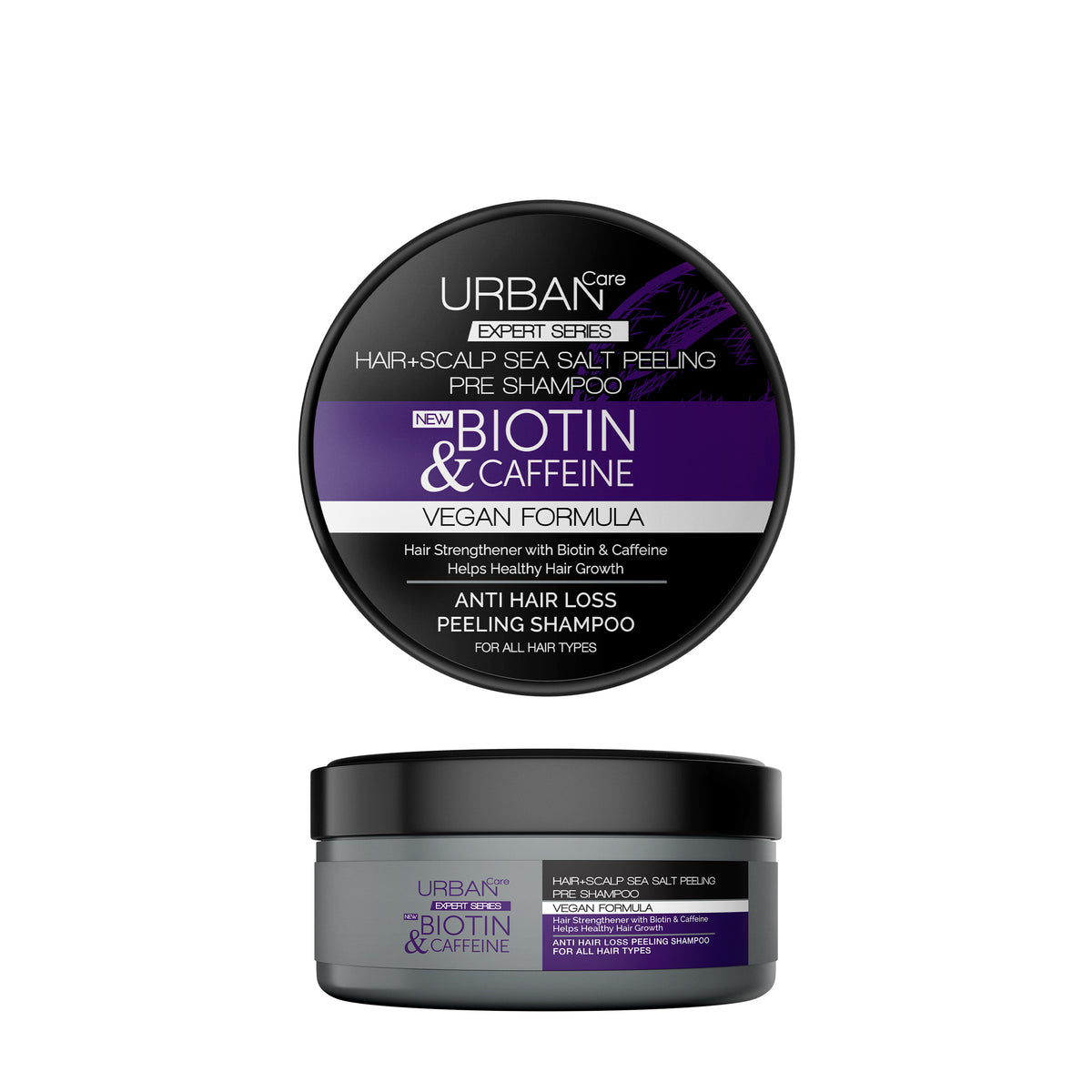 Urban Care Expert salt peeling shampoo biotine & caffeine 200.00 Gram