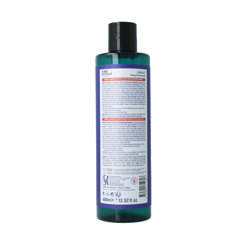 Urban Care Kind rituals quinoa & almond shampoo 400 Milliliter