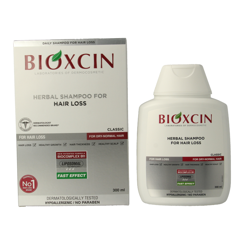 Bioxcin Shampoo normaal/droog haar 300 Milliliter