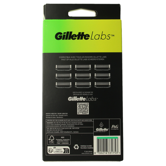 Gillette Labs navulmesjes 9 Stuks
