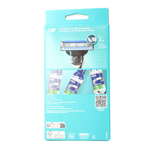 Gillette Mach3 base scheersysteem 1.00 Stuks