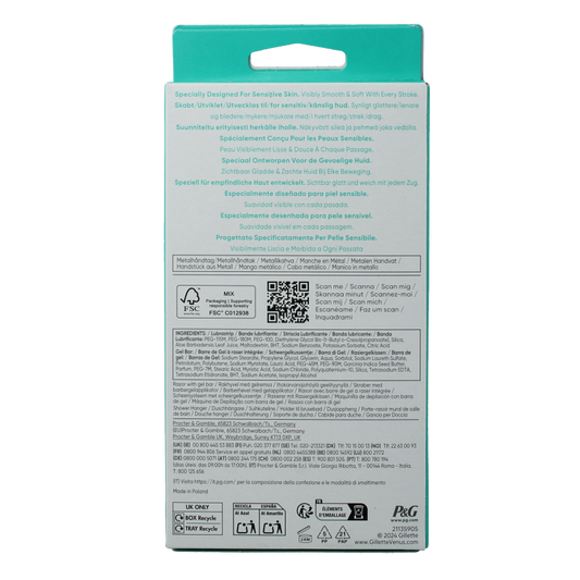 Gillette Comfortglide sensitive apparaat 1 Stuks