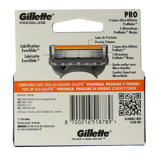 Gillette Proglide manual blades 4.00 Stuks