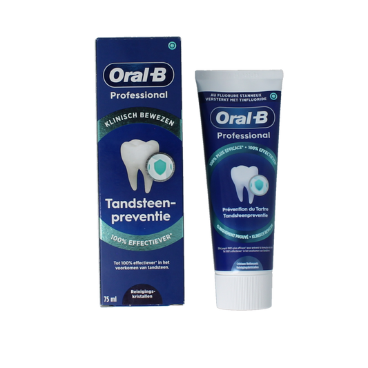 Oral B Tandpasta professional tandsteencontrole 75 Milliliter