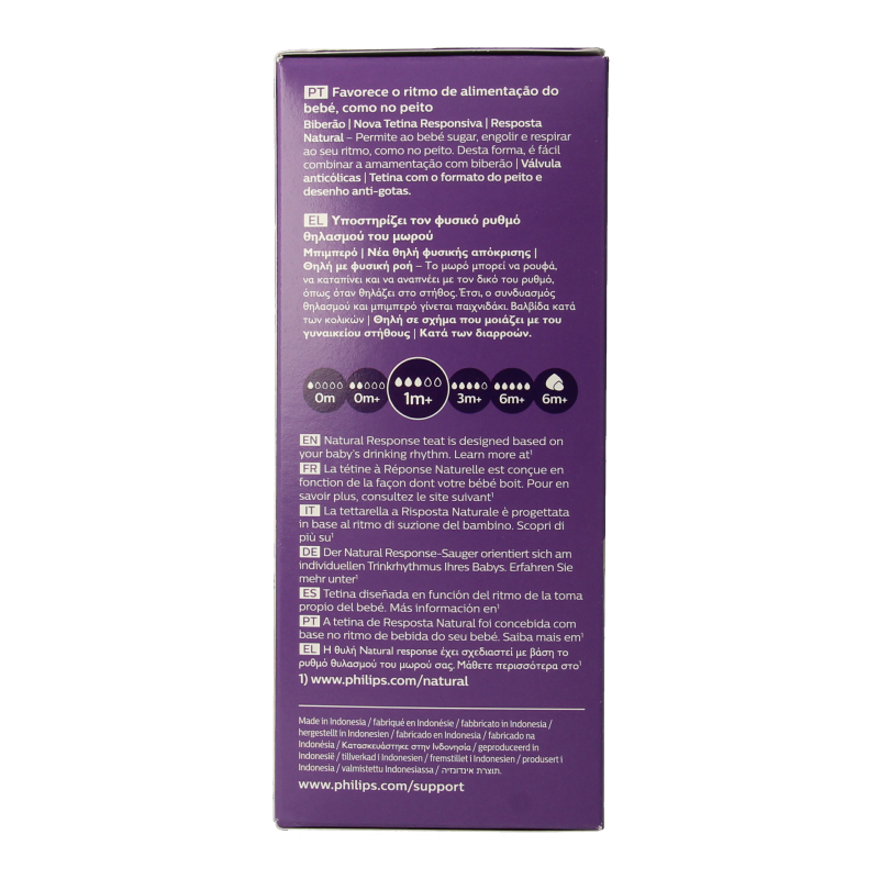 Avent Natural voedingsfles 260 Milliliter