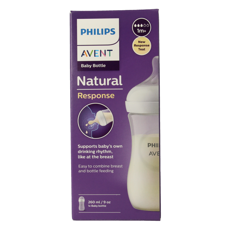 Avent Natural voedingsfles 260 Milliliter