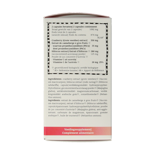 Royal Green Cranberry complex bio 60.00 Vegetarische capsules