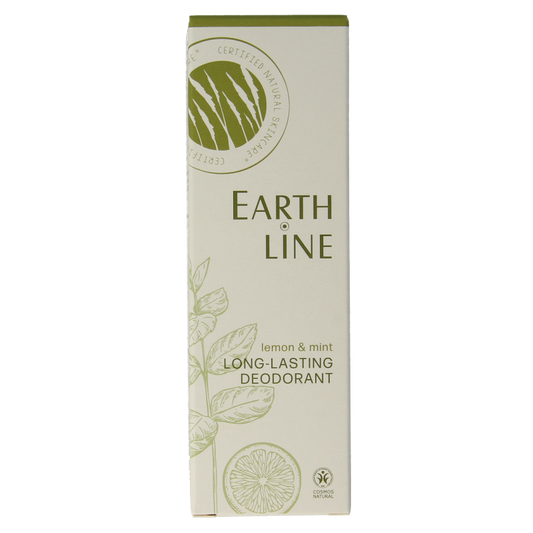 Earth Line Long lasting deodorant lemon & mint 50 Milliliter