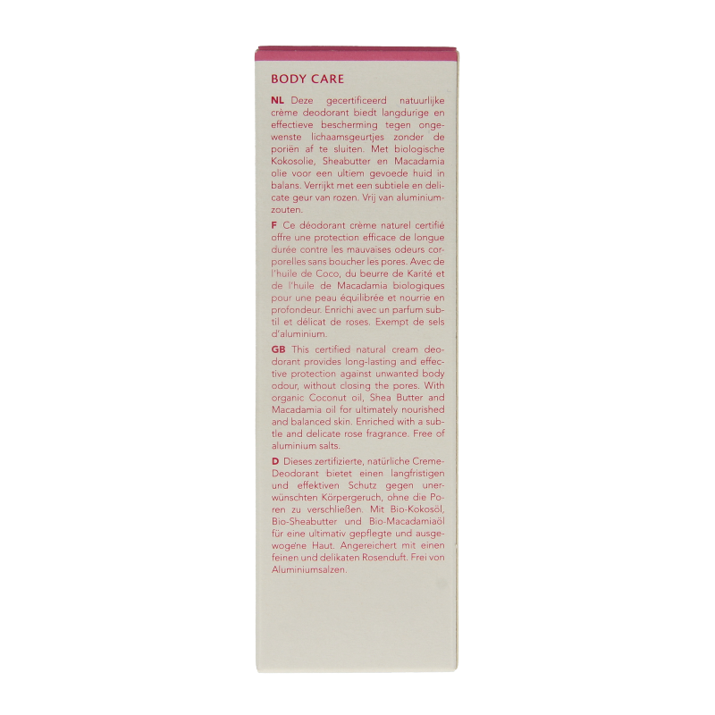 Earth Line Long lasting deodorant rose 50 Milliliter