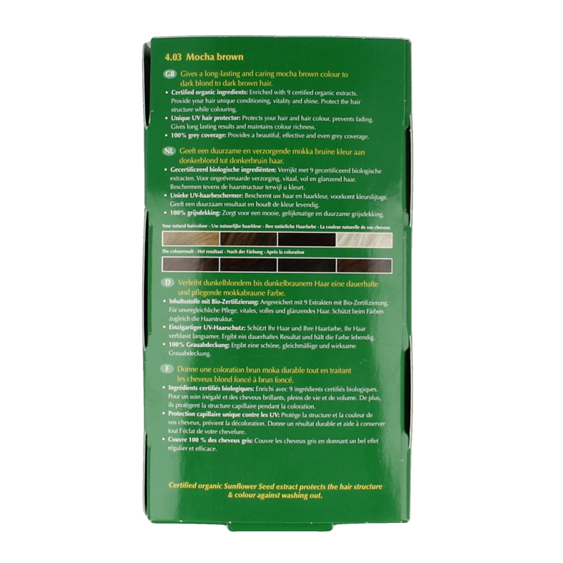 Henna Plus Long lasting colour 4.03 mocha brown 100 Milliliter