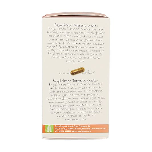 Royal Green Turmeric complex bio 60.00 Vegetarische capsules