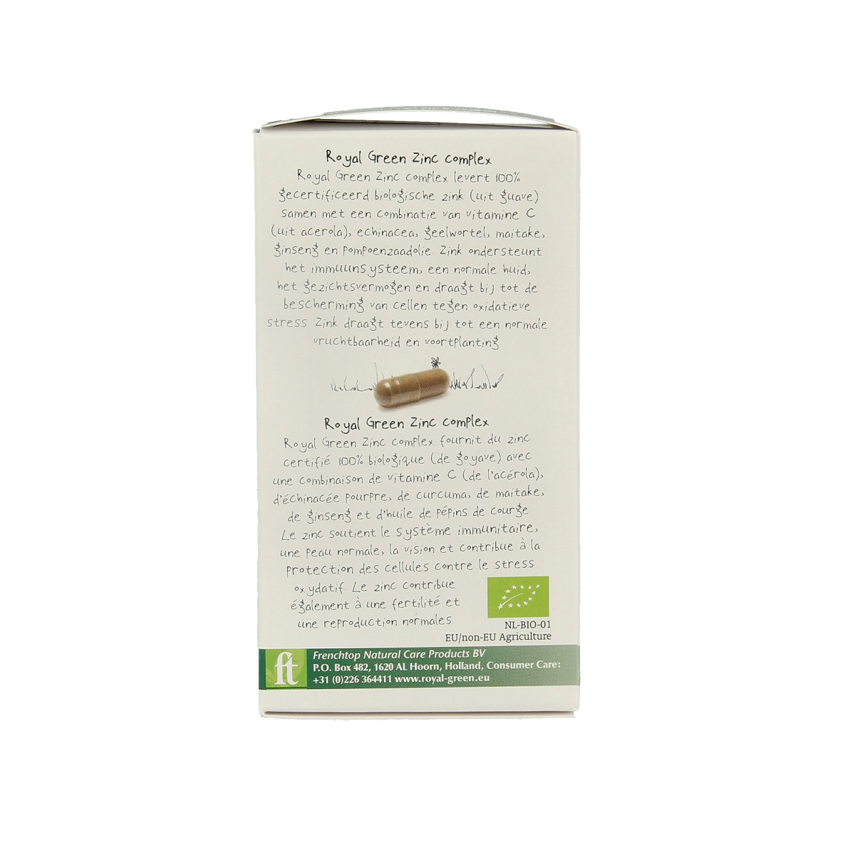 Royal Green Zinc complex bio 60.00 Vegetarische capsules