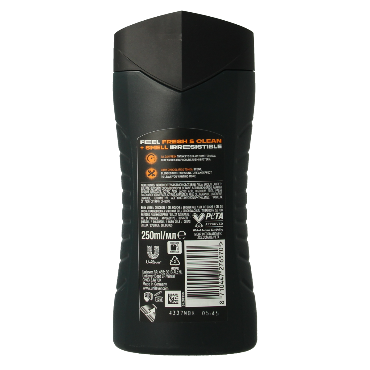 AXE Showergel dark temptation 250.00 Milliliter