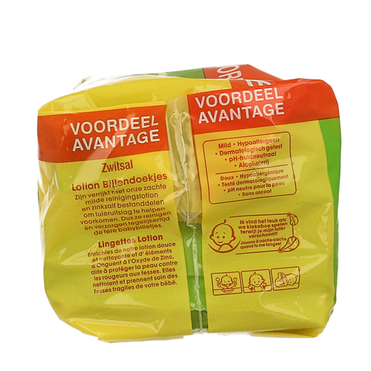 Zwitsal Billendoekjes met lotion 65 stuks 2.00 Stuks