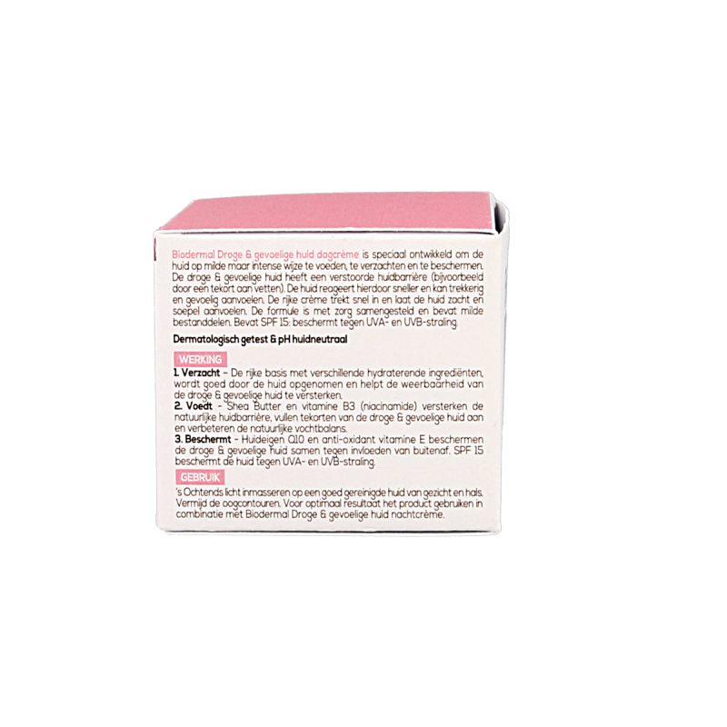 Biodermal Dagcreme droge en gevoelige huid 50 Milliliter