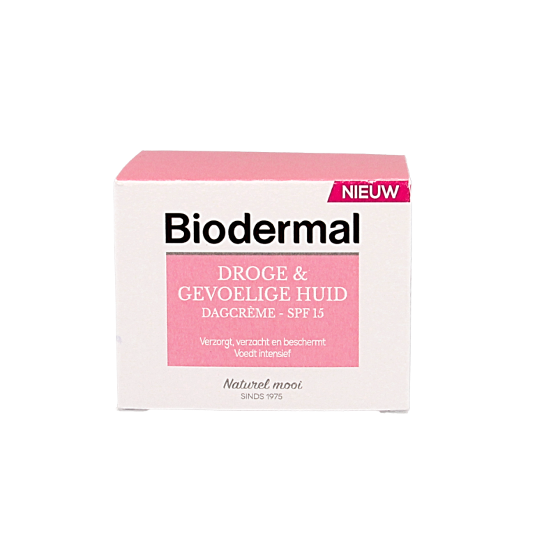 Biodermal Dagcreme droge en gevoelige huid 50 Milliliter
