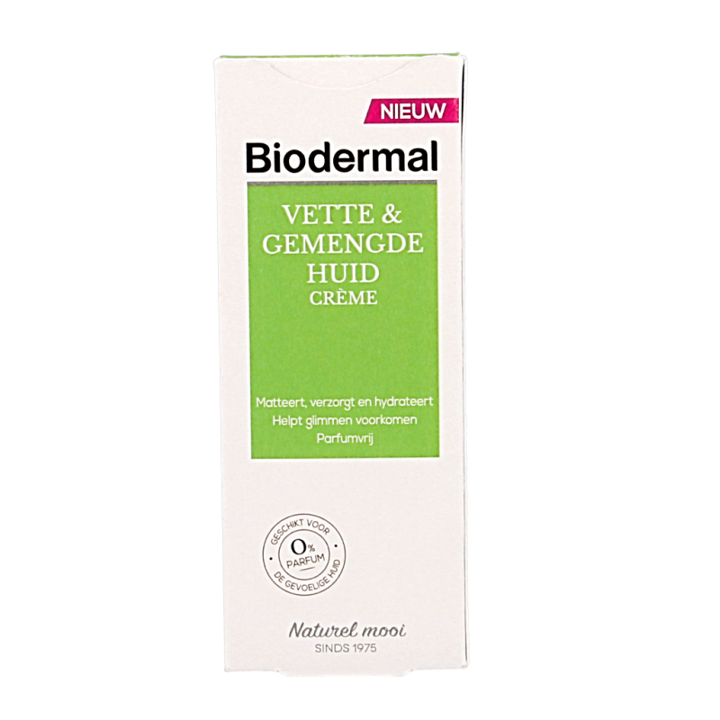 Biodermal Vet & gemengde huid creme 50 Milliliter