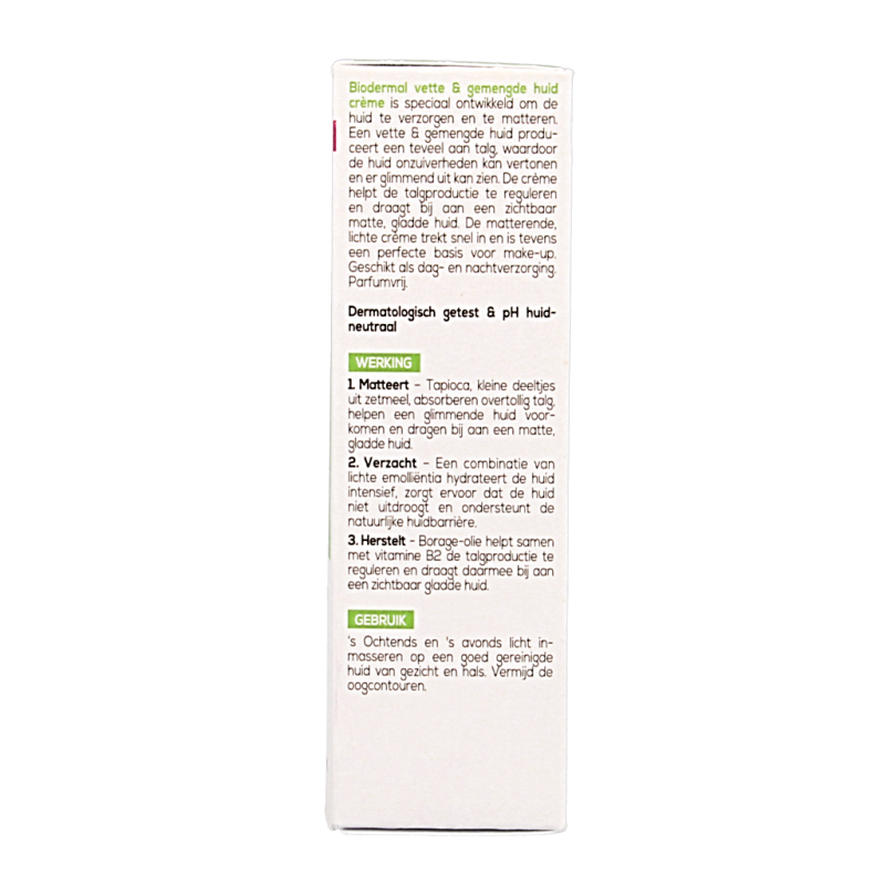 Biodermal Vet & gemengde huid creme 50 Milliliter