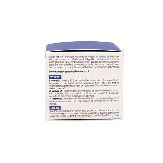 Biodermal Nachtcreme anti-age 40+ 50.00 Milliliter