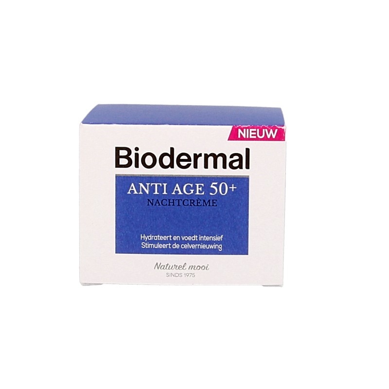 Biodermal Nachtcreme anti-age 50+ 50 Milliliter